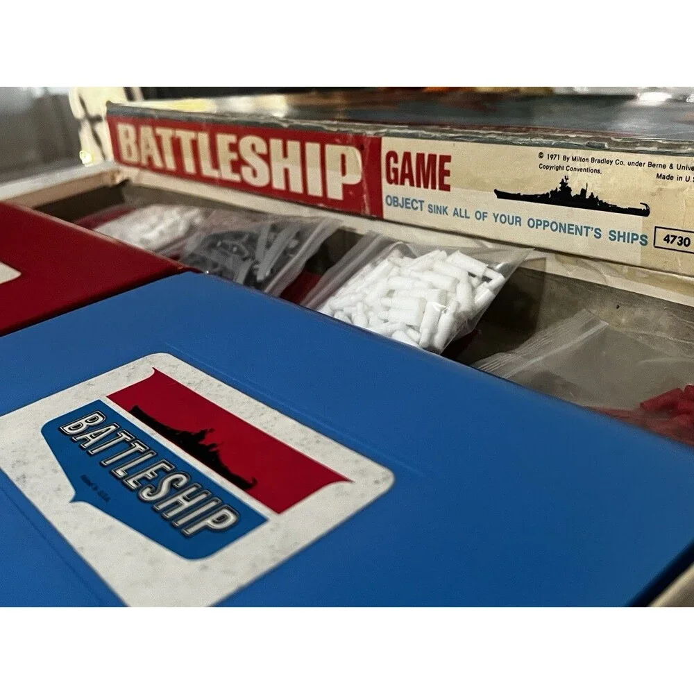 1971 Battleship Game by Milton Bradley Complete in Good Condition